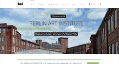 Desktop Screenshot of berlinartinstitute.com